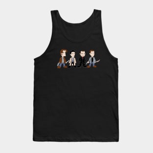 Sam, Dean, Cas, Crowley Tank Top